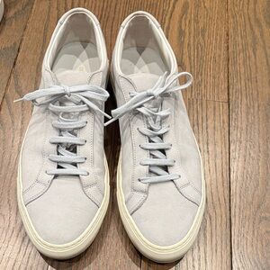 Common Project Men's Achilles low top sneaker suede grey
